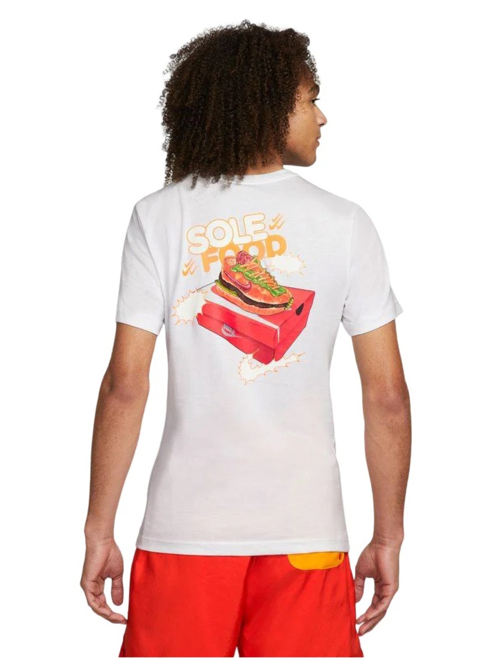 Nike Men’s White Sole Food Burger Sneaker Graphic Tee Shirt XL DN5177